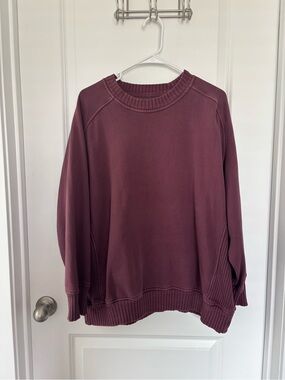 aerie Dusty Rose Pullover Sweatshirt